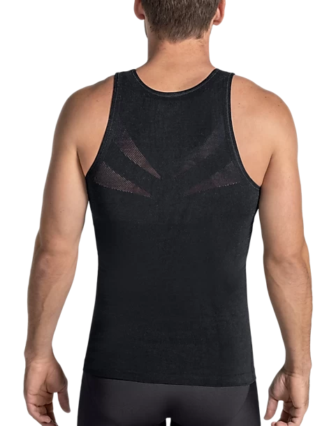 Leo By Leonisa Seamless Compression Tank, Black 4 Leo By Leonisa Seamless Compression Tank, Black - Image 2