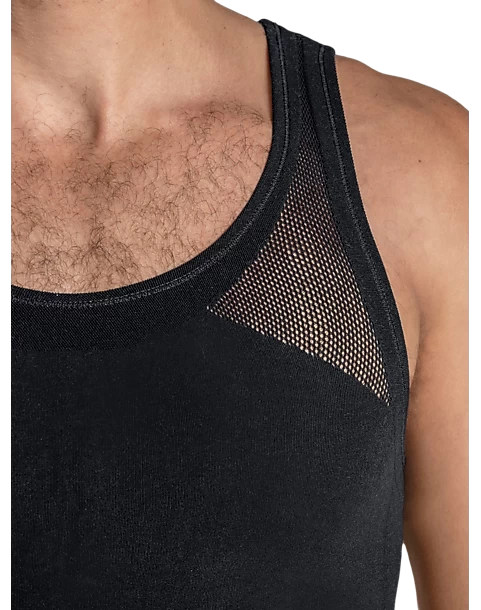 Leo By Leonisa Seamless Compression Tank, Black 6 Leo By Leonisa Seamless Compression Tank, Black - Image 4