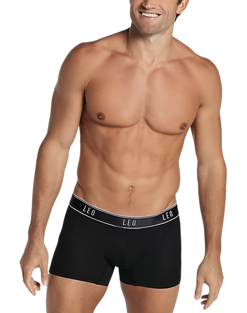 Leo By Leonisa Ultra-Light Trunks, Black 3 Leo By Leonisa Ultra-Light Trunks, Black