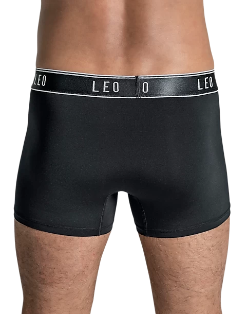 Leo By Leonisa Microfiber Trunks, Blue 5 Leo By Leonisa Microfiber Trunks, Blue - Image 3