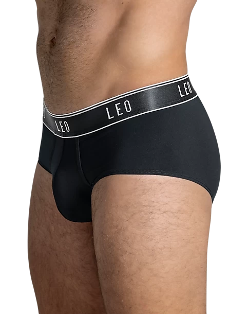 Leo By Leonisa Microfiber Briefs, Black 4 Leo By Leonisa Microfiber Briefs, Black - Image 2