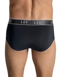 Leo By Leonisa Microfiber Briefs, Blue 7 Leo By Leonisa Microfiber Briefs, Blue -Men Clothing Shop MW40 8YGE 02 LEO USA BLACK ALT2